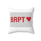 Bridgeport Love Spun Polyester Square Pillow