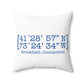 Brookfield Coordinates Spun Polyester Square Pillow