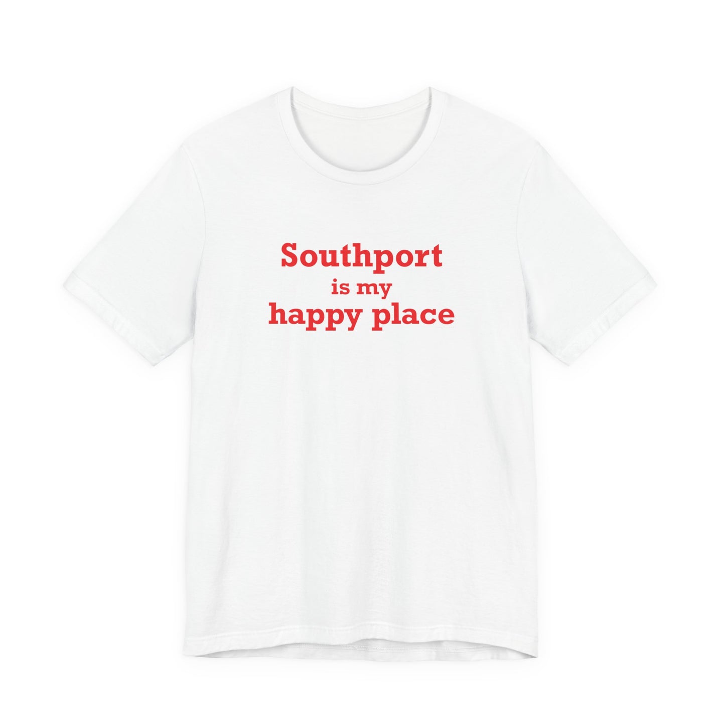 Southport is My Happy Place Unisex Jersey Short Sleeve T-Shirt