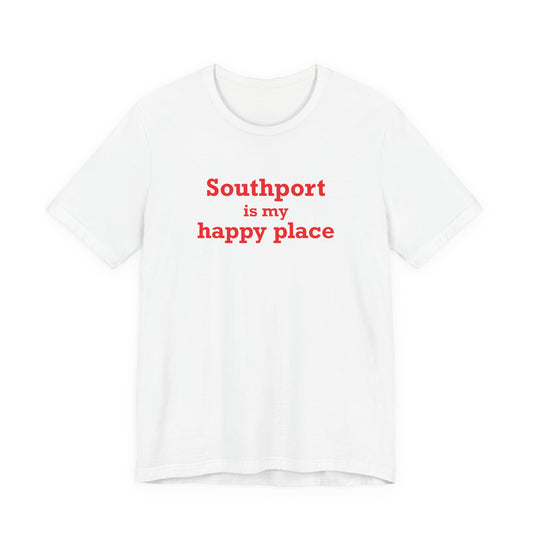 Southport is My Happy Place Unisex Jersey Short Sleeve T-Shirt