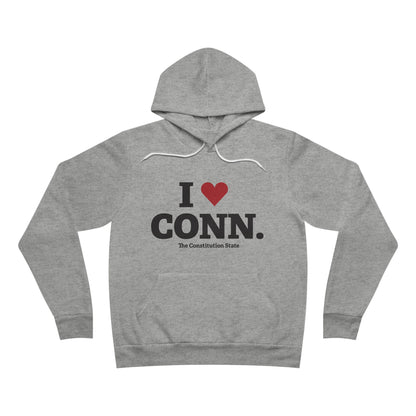 I Heart CONN. Unisex Sponge Fleece Pullover Hoodie