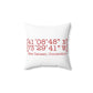 New Canaan Coordinates Spun Polyester Square Pillow
