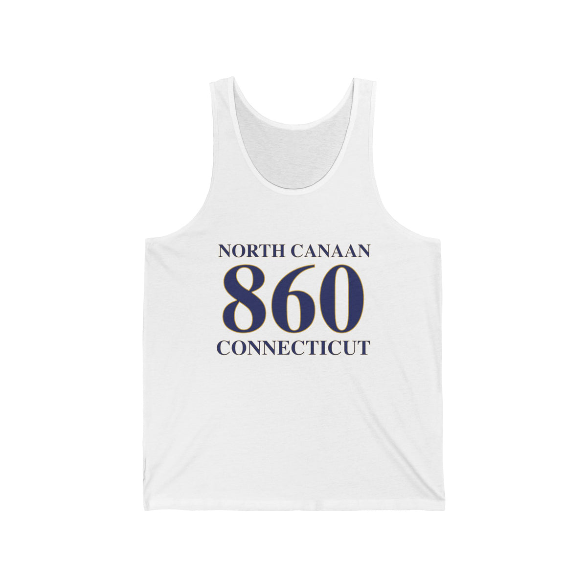 North Canaan 860 Connecticut Unisex Jersey Tank Top