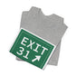 Vintage Exit 31 Merritt Parkway Sign Unisex Jersey Short Sleeve T-Shirt