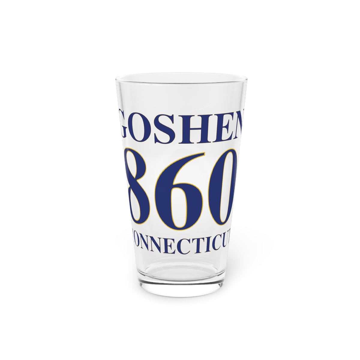Goshen 860 Connecticut Pint Glass, 16oz