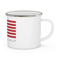 Wethersfield Connecticut Flag Enamel Camping Mug