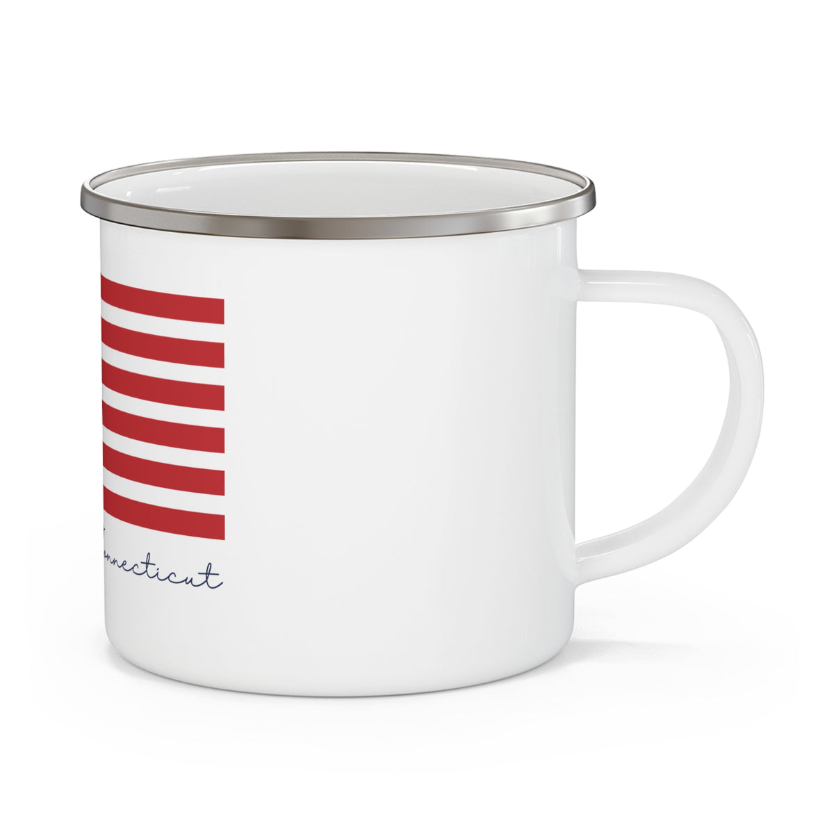 Wethersfield Connecticut Flag Enamel Camping Mug
