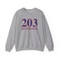 203 Silvermine Red, White & Blue Unisex Heavy Blend™ Crewneck Sweatshirt