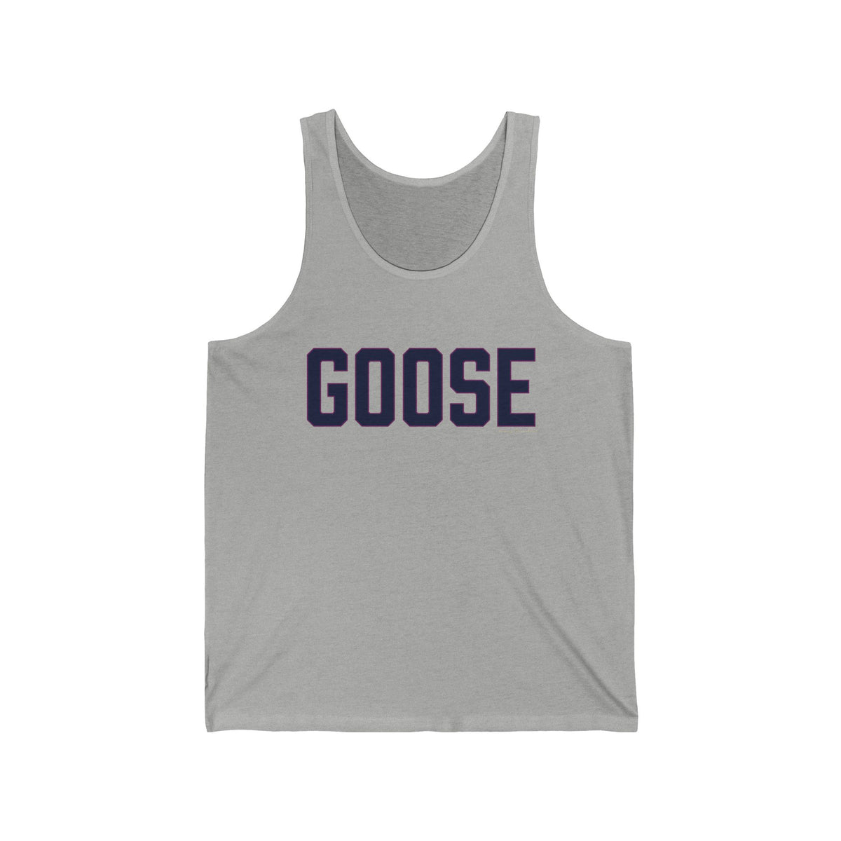 Goose Zip Code - Blue & Purple Unisex Jersey Tank Top