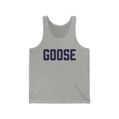 Goose Zip Code - Blue & Purple Unisex Jersey Tank Top
