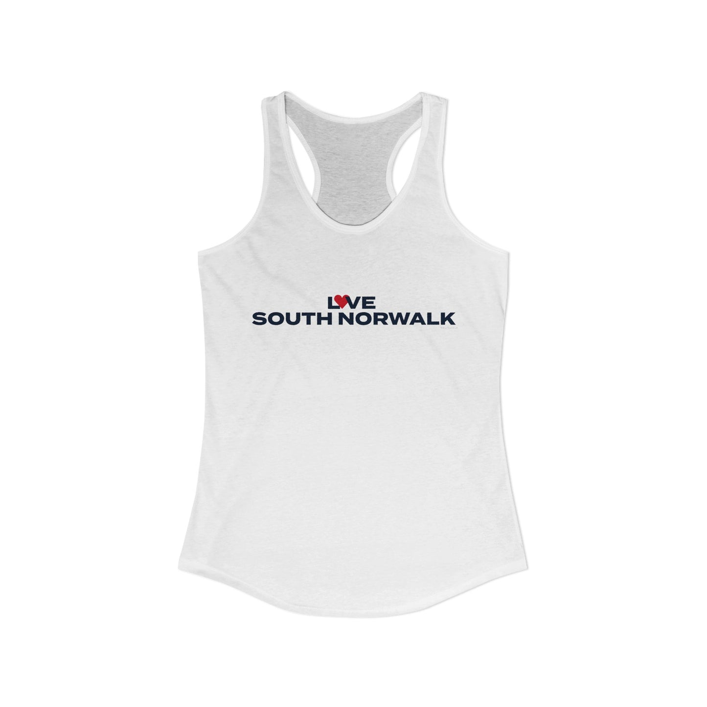 Love South Norwalk Women's Ideal Racerback Tank Top