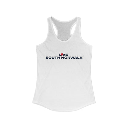 Love South Norwalk Women's Ideal Racerback Tank Top