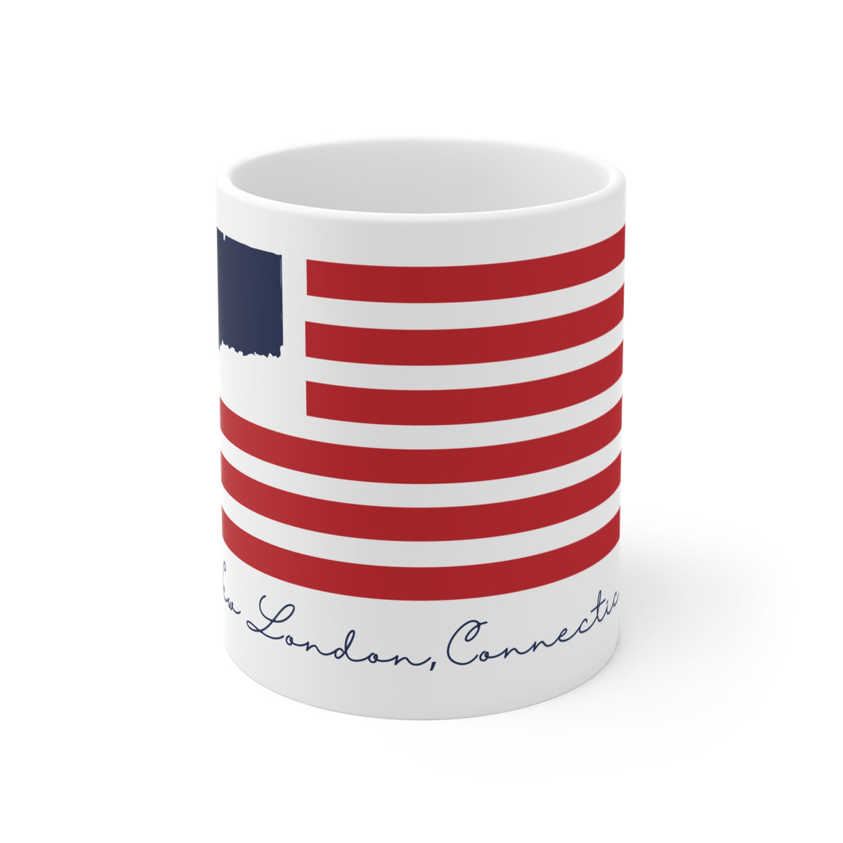 New London Connecticut Flag Mug 11oz