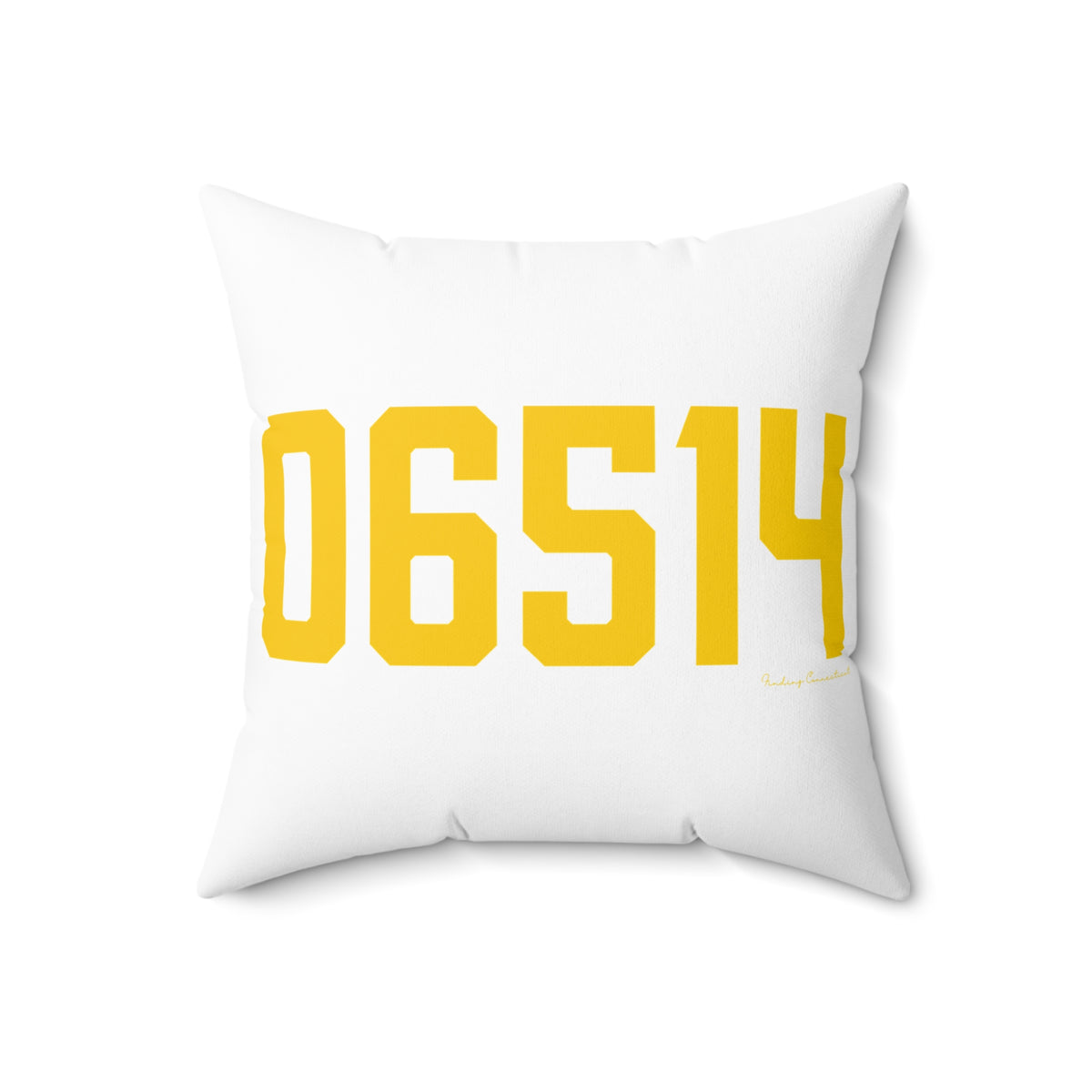 06514 Hamden Connecticut Zip Code Polyester Square Pillow