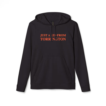 Just a kid from Torrington adidas Unisex Fleece Hoodie