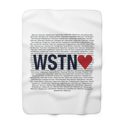 Weston Love Sherpa Fleece Blanket