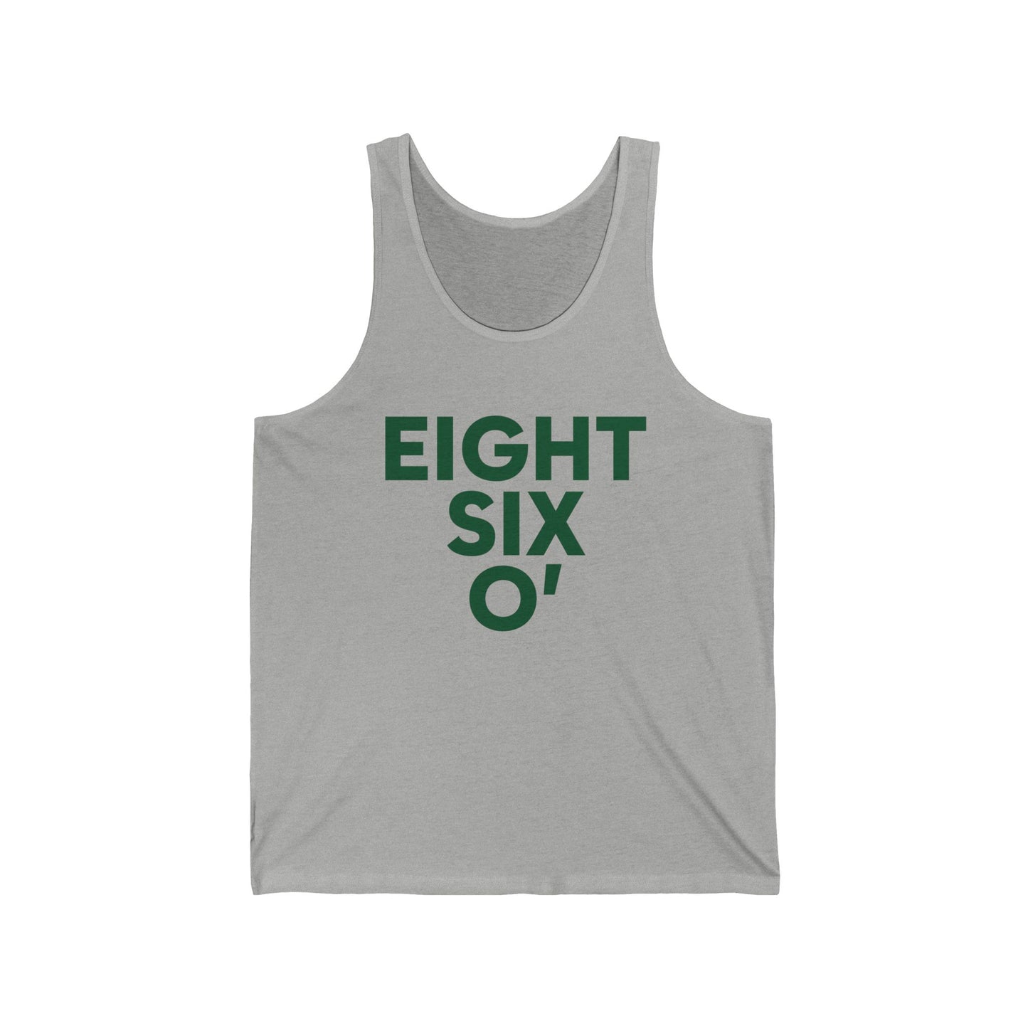 Eight Six O’ Unisex Jersey Tank Lucky Green – St. Patrick’s Day