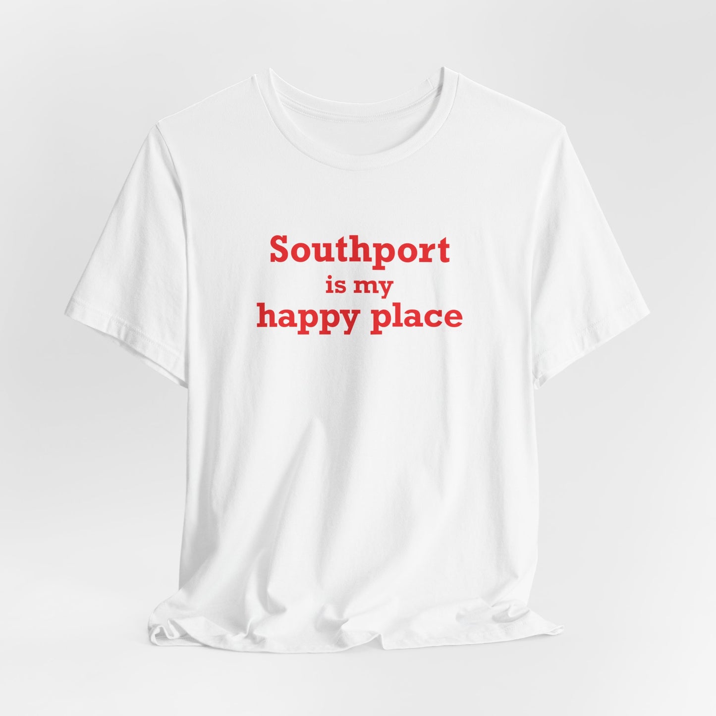 Southport is My Happy Place Unisex Jersey Short Sleeve T-Shirt
