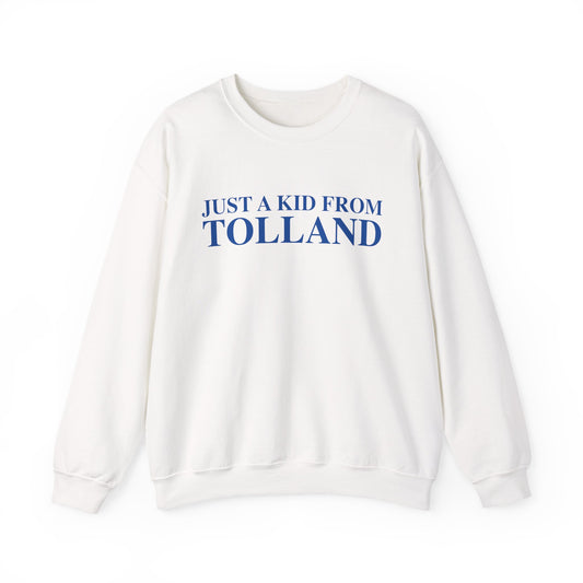 Just a kid from Tolland Unisex Heavy Blend™ Crewneck Sweatshirt
