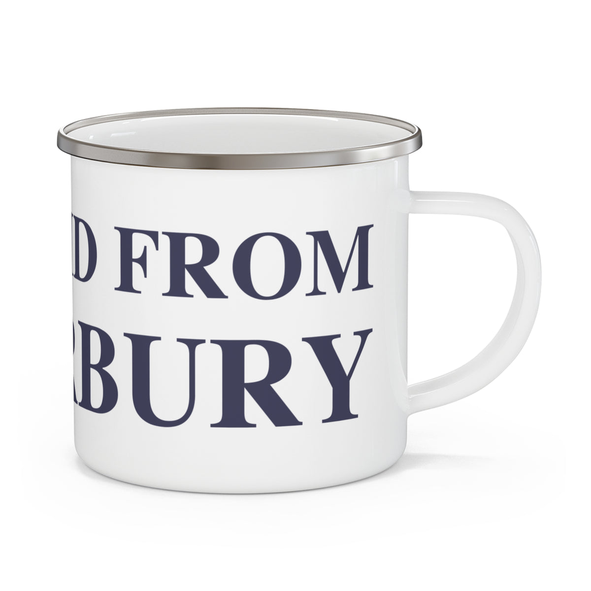 Just a kid from Waterbury Enamel Camping Mug