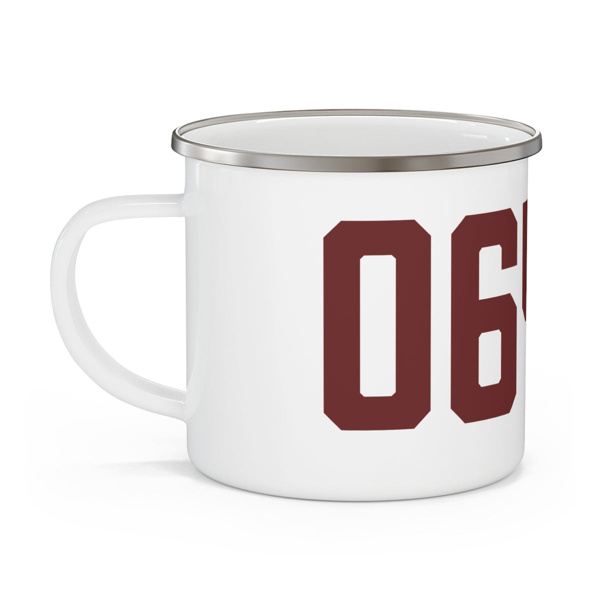 06403 Beacon Falls Connecticut Zip Code Enamel Camping Mug