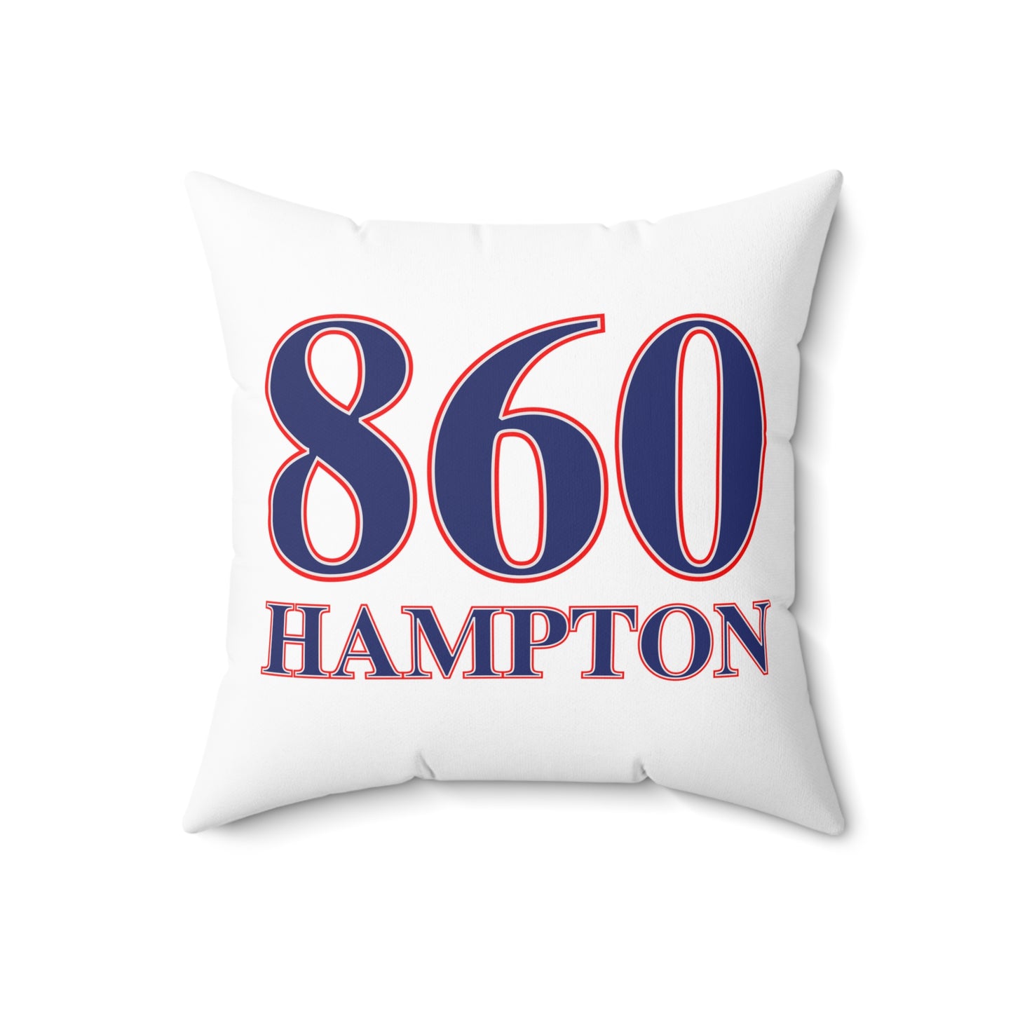 860 Hampton Red, White & Blue Spun Polyester Square Pillow