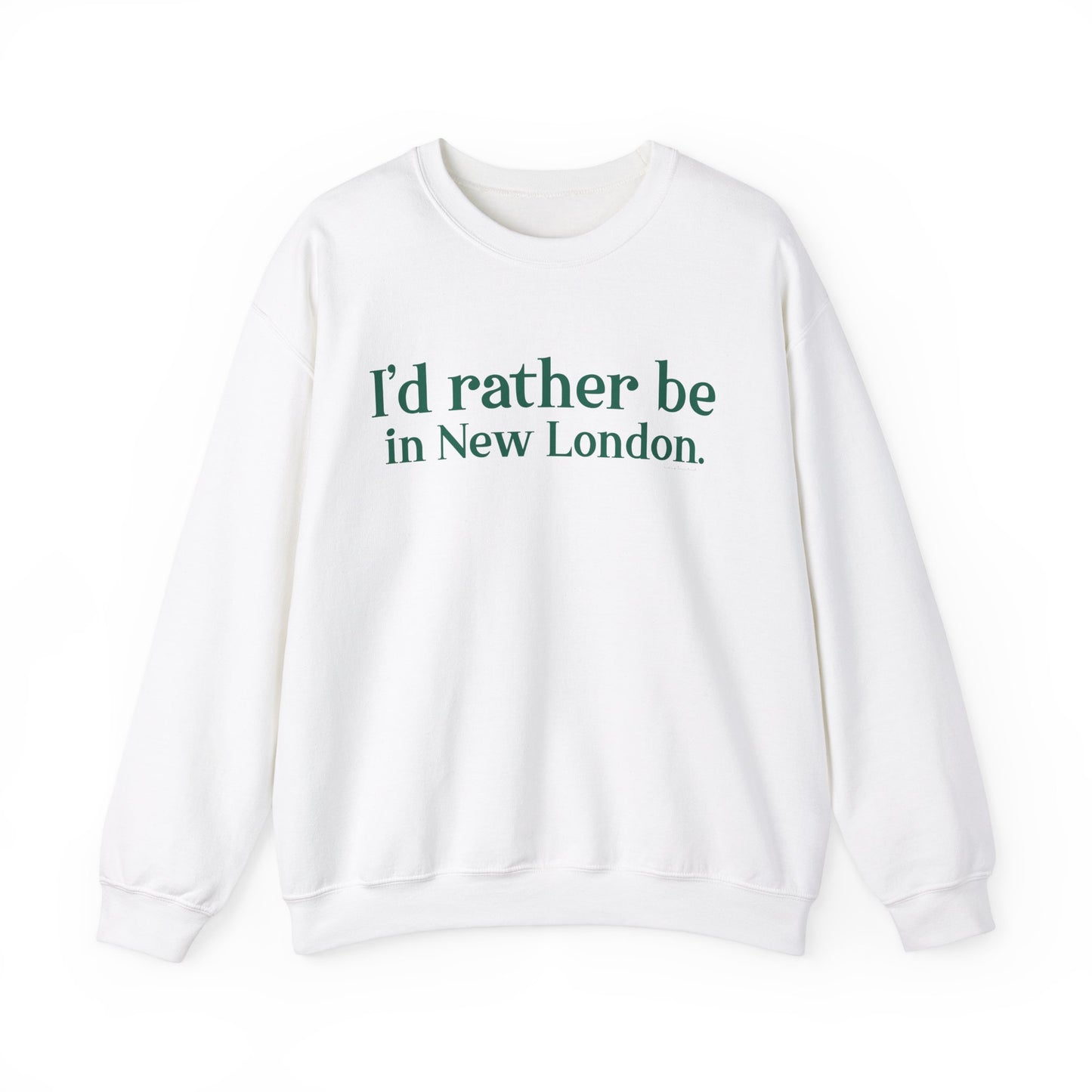 I'd rather be in New London. Unisex Heavy Blend™ Crewneck Sweatshirt