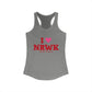 I Heart NRWK Women's Ideal Racerback Tank Top
