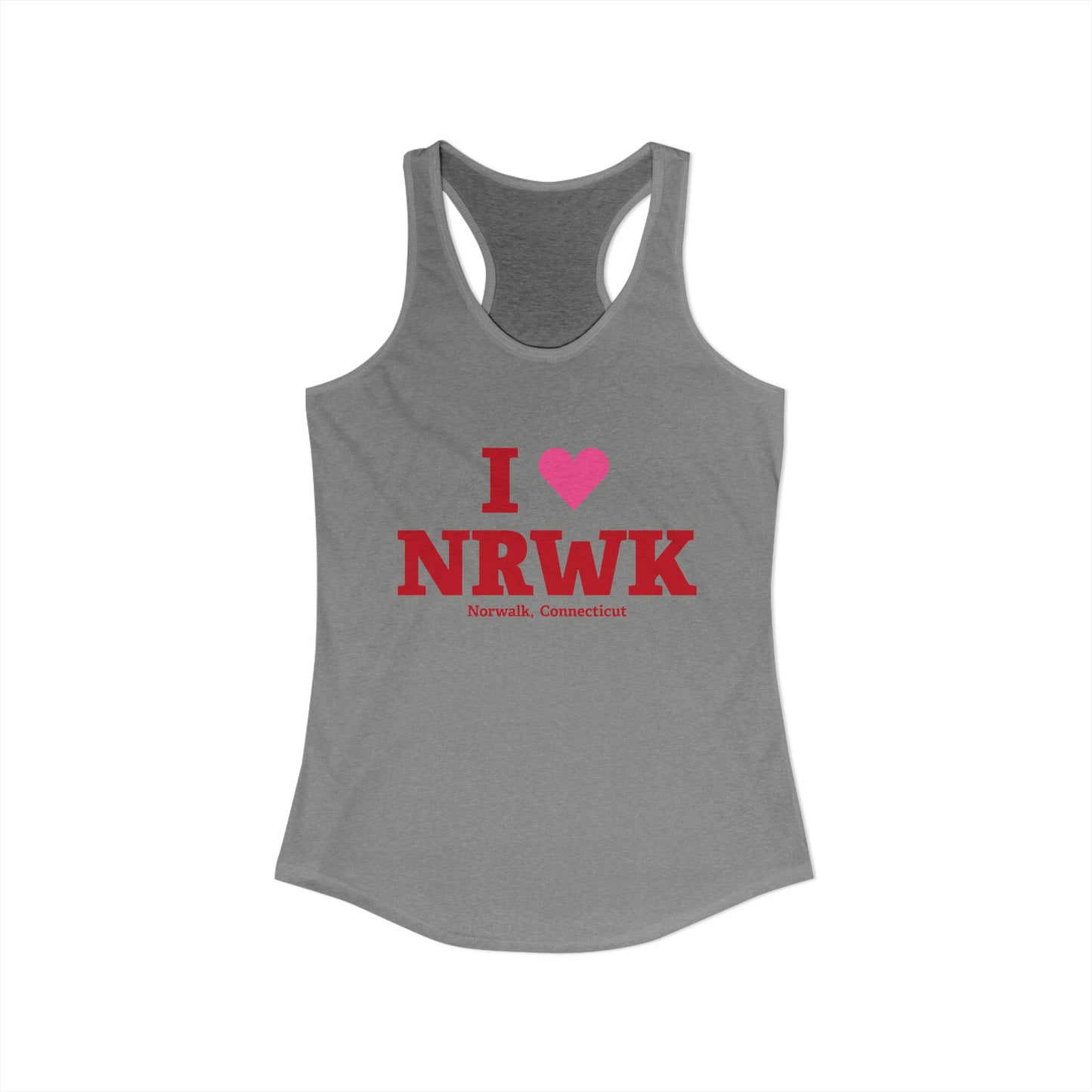 I Heart NRWK Women's Ideal Racerback Tank Top
