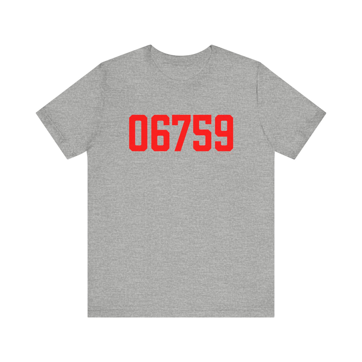 06759 Litchfield Connecticut Zip Code Unisex Jersey Short Sleeve T-Shirt