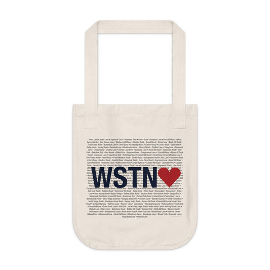 Weston Love Organic Canvas Tote Bag