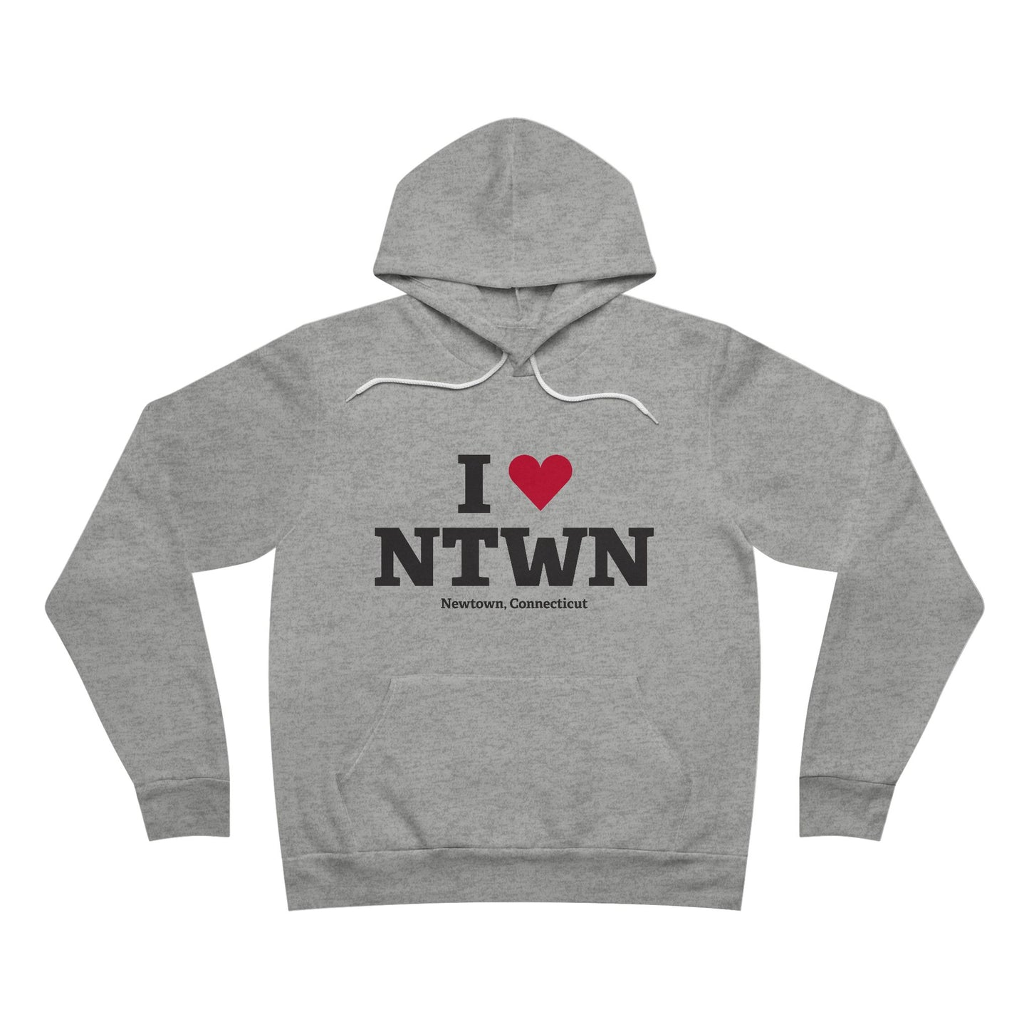 I Heart NTWN Unisex Sponge Fleece Pullover Hoodie