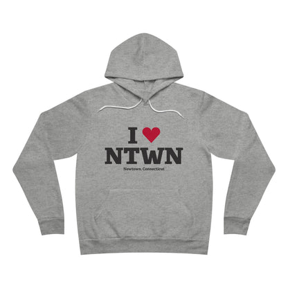 I Heart NTWN Unisex Sponge Fleece Pullover Hoodie