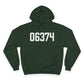 06374 Plainfield CT Zip Code Champion Hoodie