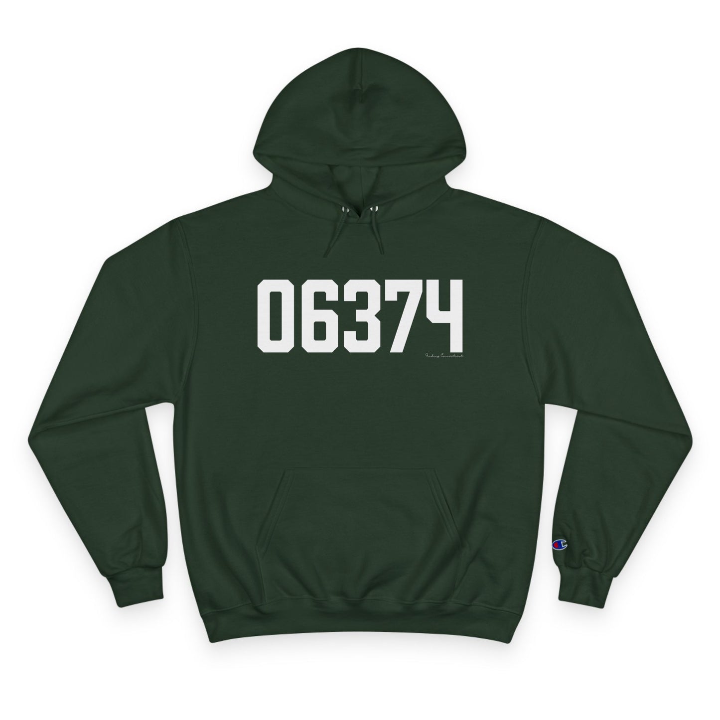 06374 Plainfield CT Zip Code Champion Hoodie