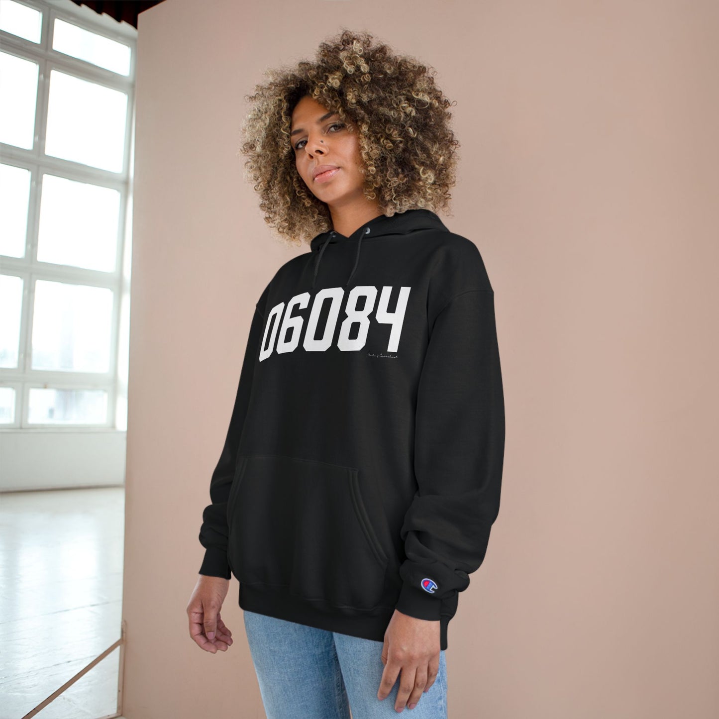 06084 Tolland CT Zip Code Champion Hoodie