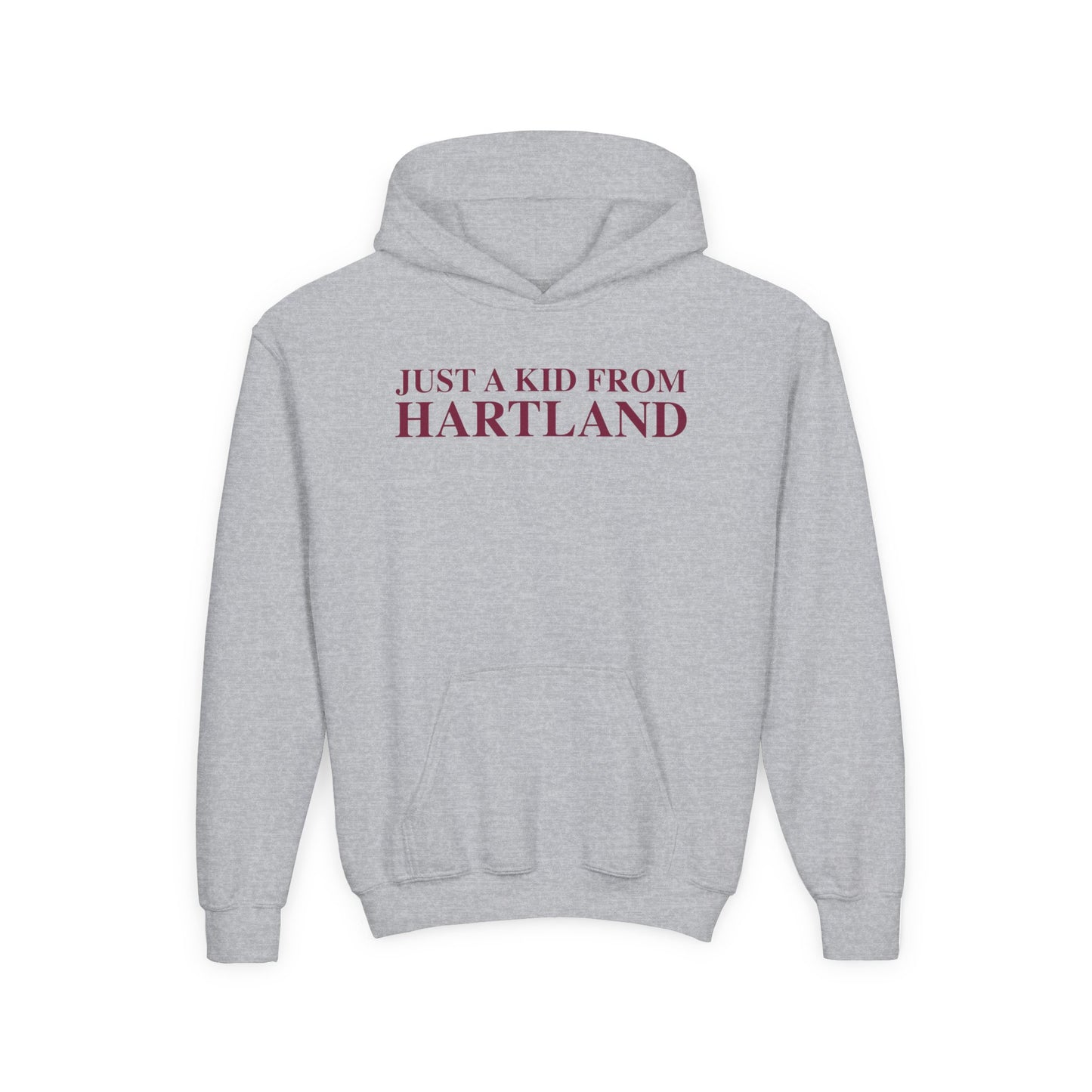 Just a kid from Hartland Youth Heavy Blend Hooded Sweatshirt