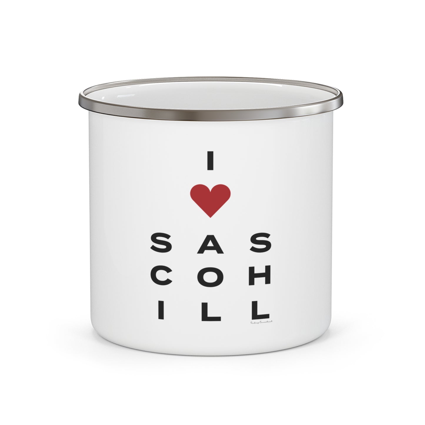 Sasco Hills Vision Enamel Camping Mug