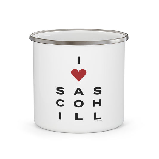 Sasco Hills Vision Enamel Camping Mug