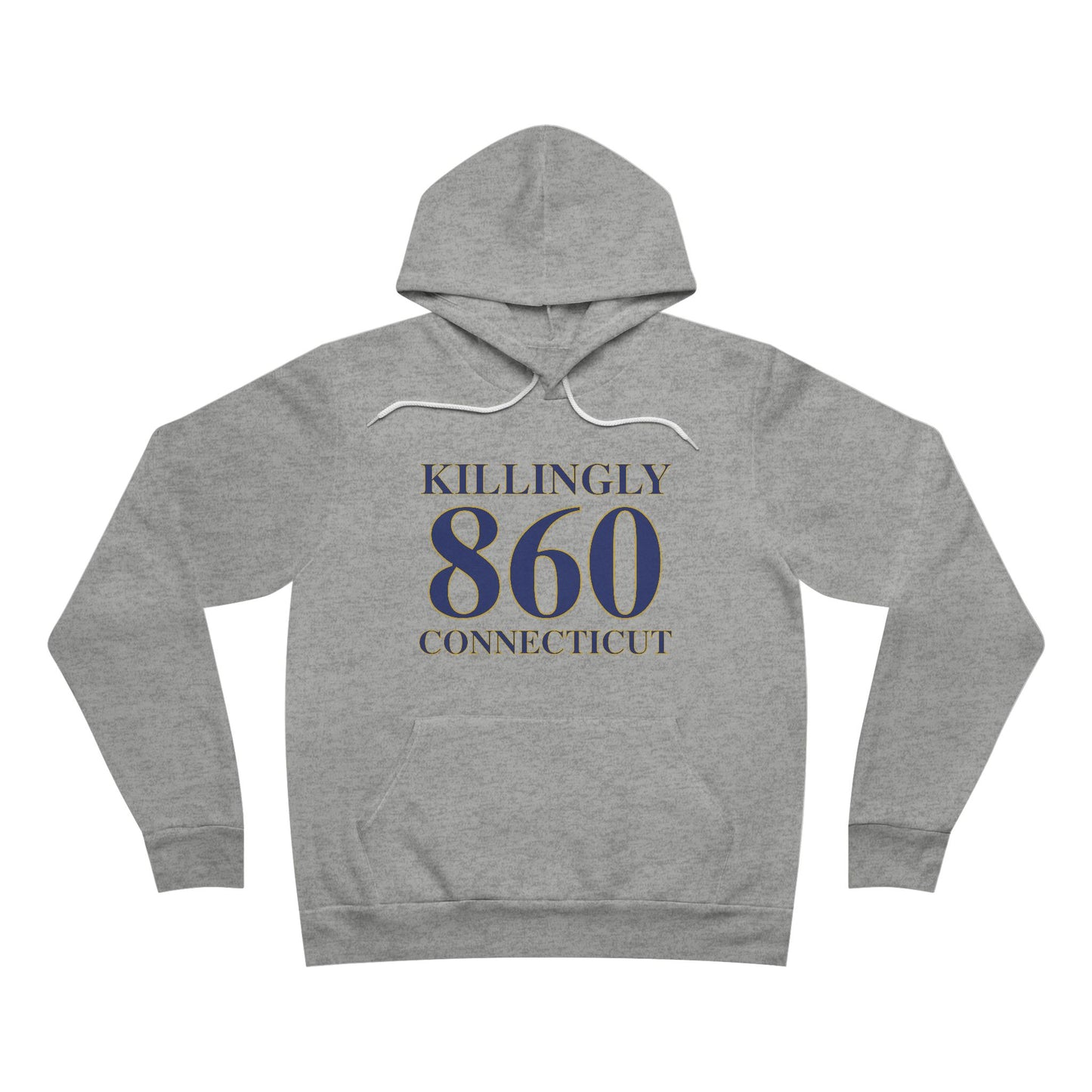 Killingly 860 Connecticut Unisex Sponge Fleece Pullover Hoodie
