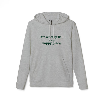 Strawberry Hill is my happy place adidas Unisex Fleece Hoodie
