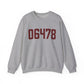 06478 Oxford Connecticut Zip Code Unisex Heavy Blend™ Crewneck Sweatshirt