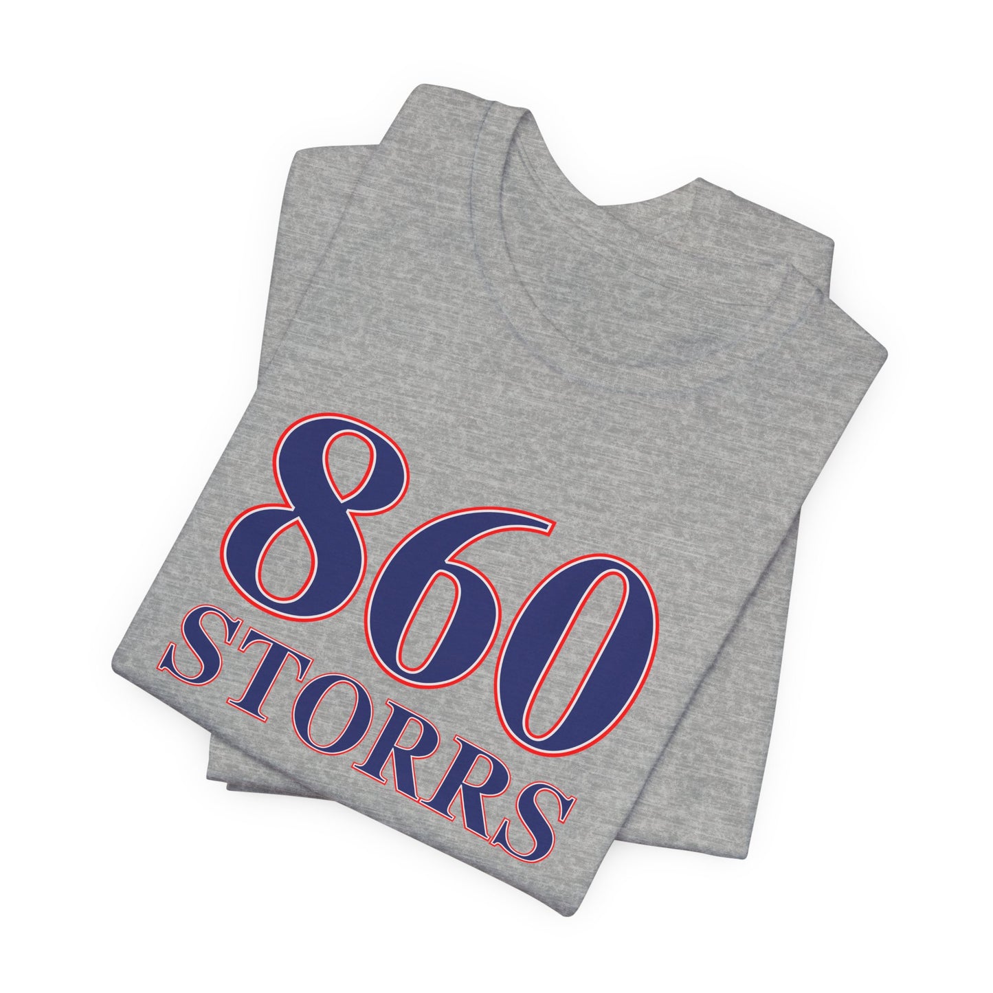 860 Storrs Red, White & Blue Unisex Jersey Short Sleeve T-Shirts