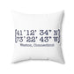 Weston Coordinates Spun Polyester Square Pillow