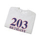 203 Bethany Red White & Blue Unisex Heavy Blend™ Crewneck Sweatshirt
