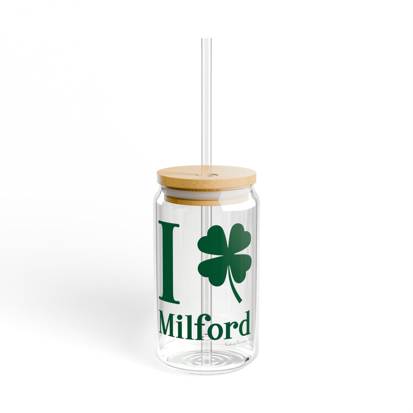 I Clover Milford Sipper Glass, 16oz