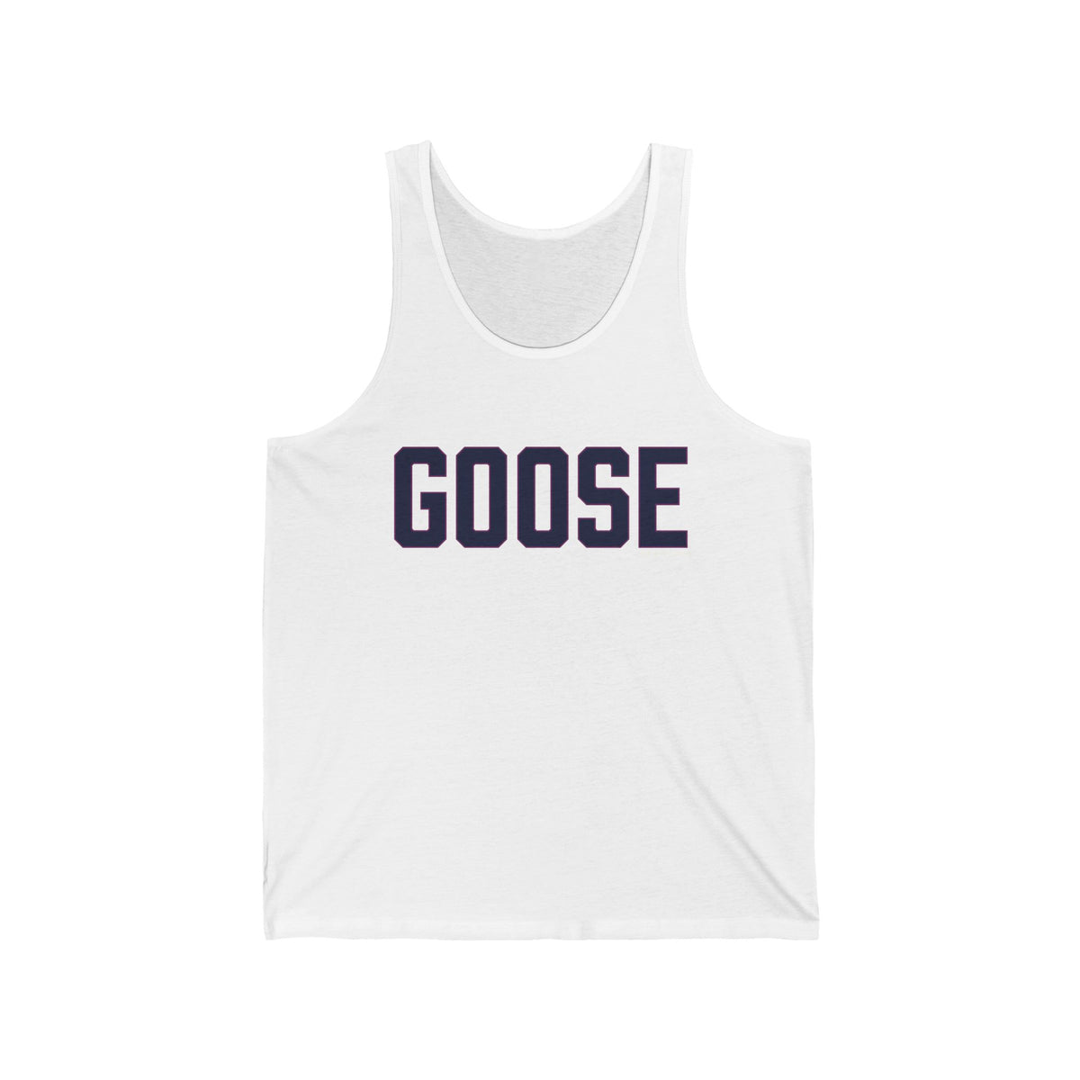 Goose Zip Code - Blue & Purple Unisex Jersey Tank Top