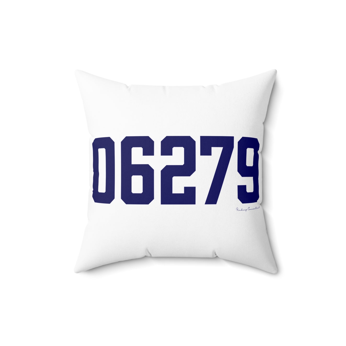06279 Willington Connecticut Zip Code Spun Polyester Square Pillow