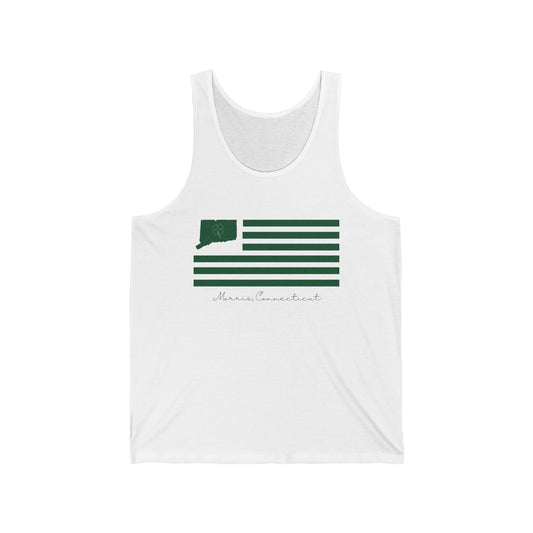 Morris Connecticut St. Patrick’s Day Flag Unisex Jersey Tank Top