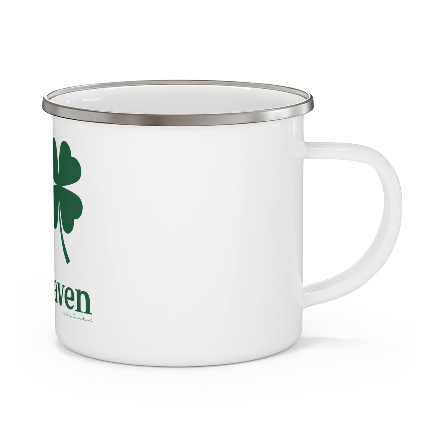 I Clover East Haven Enamel Camping Mug